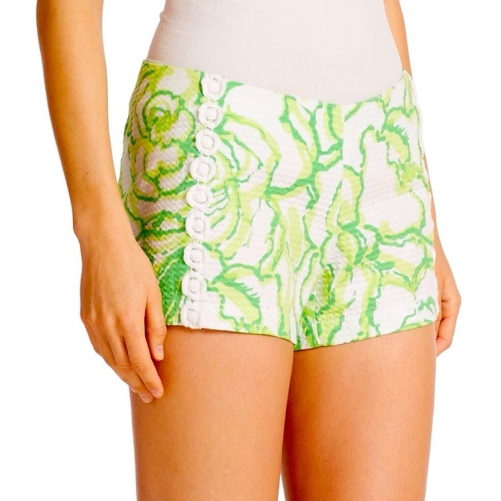 Lilly Pulitzer Liza Shorts Heart Breakers Size 00